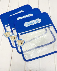 Bolsita Transparente Transparente Azul