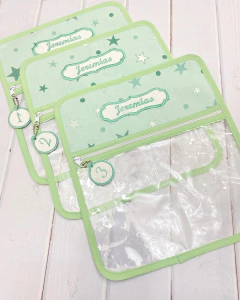 Bolsita Transparente Verde Superstar - MaJo Home Baby