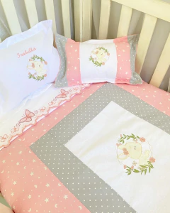Set de Cuna Conejita Floral - comprar en línea
