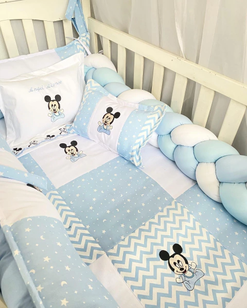 set de cuna madera Mickey bebe