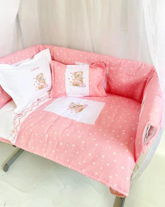 Set de Cuna osita con manta - MaJo Home Baby