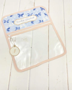 Bolsita Transparente Mariposas Celestes - MaJo Home Baby