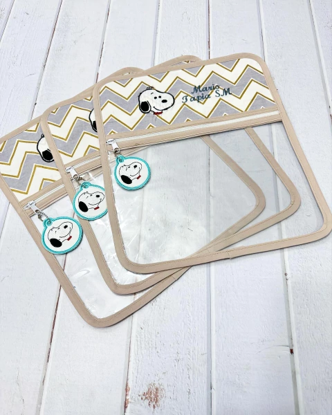 Bolsita Transparente Temática Snoopy