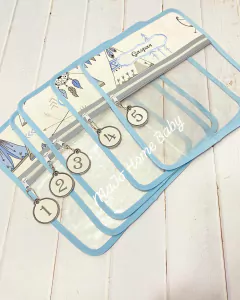 Bolsita Transparente Tipi Celeste - MaJo Home Baby