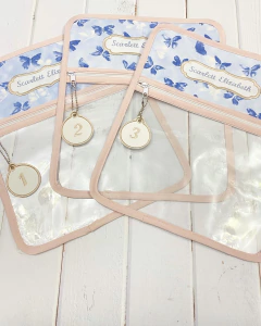 Bolsita Transparente Mariposas Celestes en internet