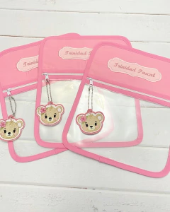 Bolsita Transparente Rosada en internet