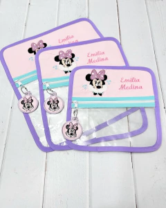 Bolsita Transparente Temática Minnie Mouse Rosa en internet