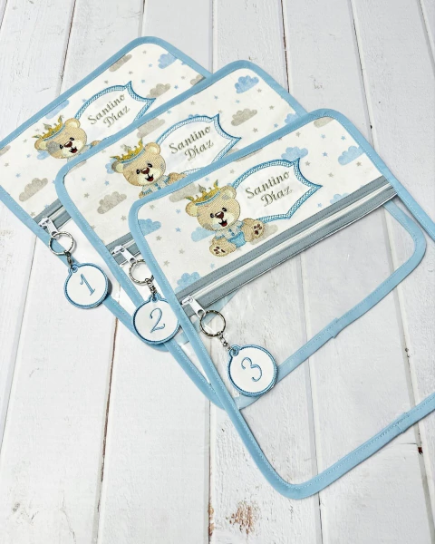 Bolsita Transparente Temática Moldura Osito