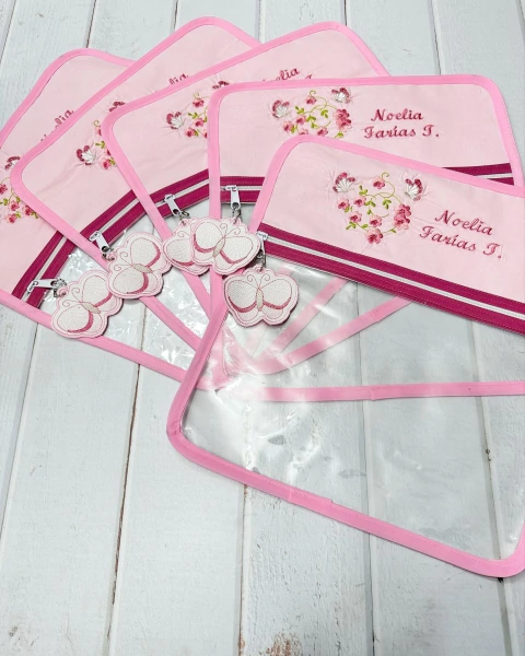 Bolsita Transparente Temática Mariposas