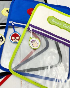 Bolsita Transparente Super Heroes en internet