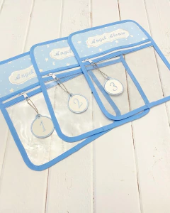 Imagen de Bolsita Transparente Estrellas y Lunas Celeste