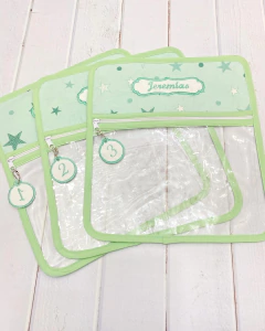 Bolsita Transparente Verde Superstar en internet