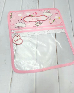 Bolsita Transparente Bebé Rosa en internet