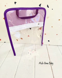 Bolsita PVC con fuelle Pequeña Ada Morada en internet