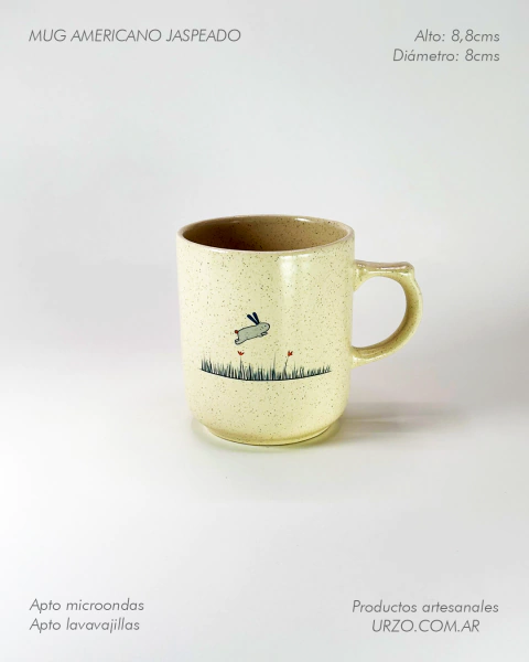 Mug + Cilindro - Conejo saltando - comprar online
