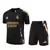 Kit-Treino Manga Curta - Real Madrid 24/25 - preto com dourado