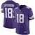 Camisa NFL Minnesota Vikings Vapor Limited Jersey Roxa - comprar online