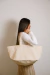 Tote Bag Alaska Mediana de Lienzo Premium Crudo 38x30cm con Fuelle - comprar online