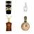 Combo Homem Irresistível - Fakhar Gold + Asad + Wazeer (3 Decants 5ml)