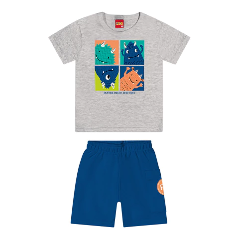 Conjunto Bebê Menino Kyly Verão
