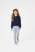 Conjunto Infantil Menina Trick Nick Inverno - Blusão e Legging Moletom com Babado em Tule e Bordado com Lantejoulas Flor