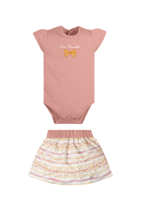 Conjunto Bebê Menina Glinny Verão