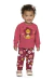 Conjunto Bebê Menina Elian Inverno - Moleton Felpado Estampado