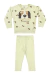 Conjunto Primeiros passos Menina Elian Inverno - Blusão e Legging Molecotton Felpado Have Love - Timo Moda Kids