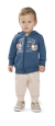 Conjunto Bebê Menino Angerô Inverno - Moletom Felpado com Estampa em Relevo Esquilos