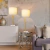 Lampara 2piezas Mesa Led Elegante Lujo Moderna Metal Ajustable