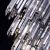 Lámpara de Cristal y Metal Negro – 9 Luces, 3 Niveles, 61 cm - tienda en línea