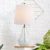 Lampara Mesa Cristal Moderna Lagrima Buro Led Elegante Lujo - comprar en línea