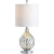 Lámpara Cristal Elegante Buró Mesa Led Decorativa Lujo Plata - comprar en línea