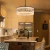 Lámpara con Capiz y Cristal – 6 Luces Estilo Mediterráneo - tienda en línea