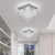 Lampara Techo Cristal Empotrable Lujo Elegante Led Acero - Lux Home México 