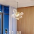 Lampara Cristal Moderno Led Integrago Burbujas Colgante Techo Lujo - comprar en línea
