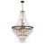 Lámpara Colgante Estilo Imperio Francés en estilo Bronce Antiguo y Cristal - 86 x 131 cm - comprar en línea