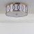 Lampara Techo Led Lujo Glam Moderno Metalico Empotrable