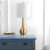 Lampara Mesa Metal Lagrima Buro Led Elegante Lujo Moderna
