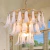 Lámpara Dorada Mid-Century de 9 Luces en Vidrio - comprar en línea