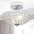 Lampara Cristal 30cm Elegante Semiempotrada Led Moderno Lujo - tienda en línea