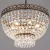 Imagen de Lampara Candelabro de Vidrio Moderna de 6 Luces - 56 cm