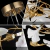 Lámpara de Araña Moderna de Cerámica con Hojas de Ginkgo – 5 Luces - tienda en línea