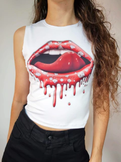 Musculosa Diamond Mouth