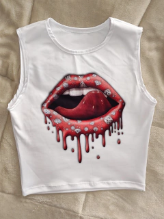 Musculosa Diamond Mouth - comprar online
