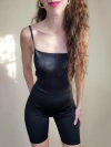 Catsuit corto negro