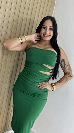 Vestido Midi - Tomara que Caia na internet