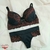 Conjunto Bicolor Sutiã com Bojo e Calcinha Fio Duplo Microfibra - Clube da Lingerie Distribuidora