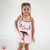 Kit 2 Pijamas Mãe e Filha Love Adulto e Infantil Verão Confortável - Clube da Lingerie Distribuidora