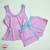 Pijama Feminino Poá Adulto Verão Curto Modinha Malha PV